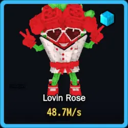 Diamond Lovin Rose 48.7M s (Секретный персонаж) — Roblox, лот №226599