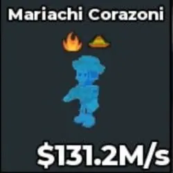 Diamond Mariachi Corazoni 131.2 M s (Секретный персонаж) — Roblox, лот №226605