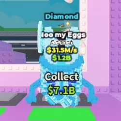 Diamond Noo my Eggs 31.5 M s (1 TRAIT) (Секретный персонаж) — Roblox, лот №226636