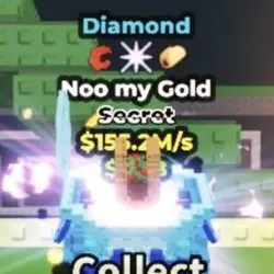 Diamond Noo My Gold 155M S 3 TRAIT (Секретный персонаж) — Roblox, лот №226637