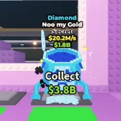 Diamond Noo my Gold 20.2 M s (Секретный персонаж) — Roblox, лот №226638