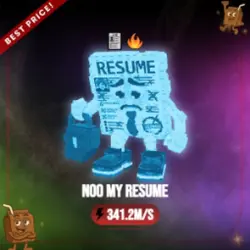 Diamond Noo my Resume 341.2M s (Секретный персонаж) — Roblox, лот №226639