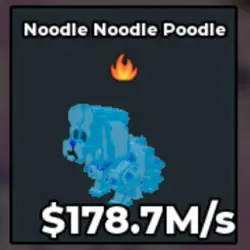 Diamond Noodle Noodle Poodle 178.7 M s (Секретный персонаж) — Roblox, лот №226645