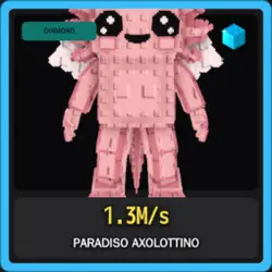 Diamond Paradiso Axolottino 1.3M s (Секретный персонаж) — Roblox, лот №226549