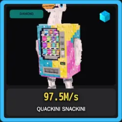 Diamond Quackini Snackini 97.5M s (Секретный персонаж) — Roblox, лот №226662