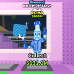 Diamond Ref Ref Ref Sahur 4.1 M s (Секретный персонаж) — Roblox, лот №226672