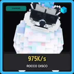 Diamond Rocco Disco 975K s (Секретный персонаж) — Roblox, лот №226691