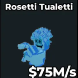 Diamond Rosetti Tualetti - 75M s V218 (Секретный персонаж) — Roblox, лот №226695