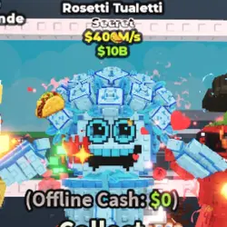 Diamond Rosetti Tualetti 400M S (Taco + Glitch) #R8ZO1S (Се… — Roblox, лот №226697