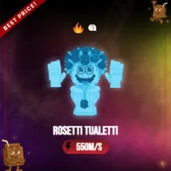 Diamond Rosetti Tualetti 550M s (Секретный персонаж) — Roblox, лот №226701