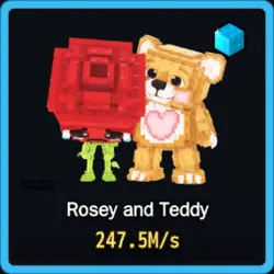 Diamond Rosey and Teddy .5M s (Секретный персонаж) — Roblox, лот №226705