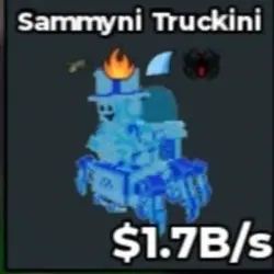 Diamond Sammyni Truckini 1.7B s HA11 (Секретный персонаж) — Roblox, лот №226718