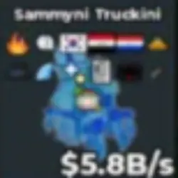 Diamond Sammyni Truckini 5.8B s (Секретный персонаж) — Roblox, лот №226722