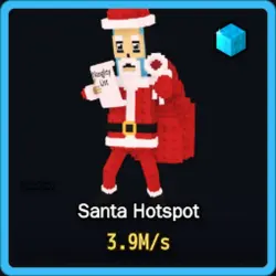 Diamond Santa Hotspot 3.9M s (Секретный персонаж) — Roblox, лот №226723