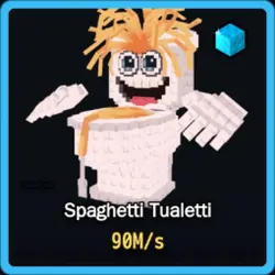 Diamond Spaghetti Tualetti 90M s (Секретный персонаж) — Roblox, лот №226756