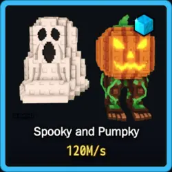 Diamond Spooky and Pumpky 120M s (Секретный персонаж) — Roblox, лот №226770
