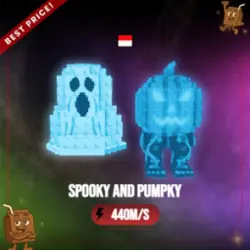 Diamond Spooky and Pumpky 440M s (Секретный персонаж) — Roblox, лот №226774
