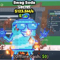 Diamond Swag Soda - 123.5M s - Secret - Fire - Bombardiro (… — Roblox, лот №226794