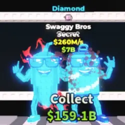 Diamond Swaggy Bros 260 m s (Секретный персонаж) — Roblox, лот №226797