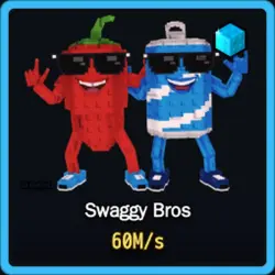 Diamond Swaggy Bros 60M s (Секретный персонаж) — Roblox, лот №226653