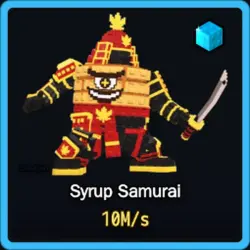 Diamond Syrup Samurai 10M s (Секретный персонаж) — Roblox, лот №226654