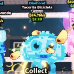Diamond Tacorita Bicicleta (Секретный персонаж) — Roblox, лот №226655