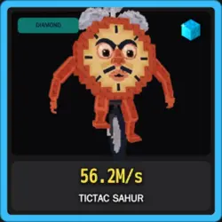 Diamond Tictac Sahur 56.2M s (Секретный персонаж) — Roblox, лот №226684