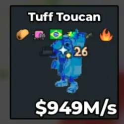 Diamond Tuff Toucan 949 M s (Секретный персонаж) — Roblox, лот №226731