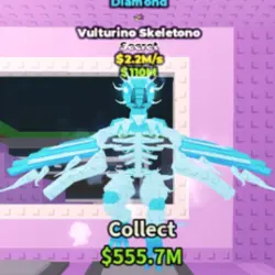 Diamond Vulturino Skeletono 2.2 M s (1 TRAIT) (Секретный пе… — Roblox, лот №226743