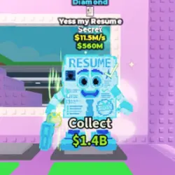 Diamond Yess my Resume 11.5 M s (JOB TRAIT) (Секретный перс… — Roblox, лот №226750