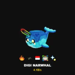 Digi Narwhal 4.1B s (Секретный персонаж) — Roblox, лот №226763
