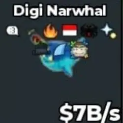 Digi Narwhal 7B s Clean Trait and Price KennCello (Секретны… — Roblox, лот №226785