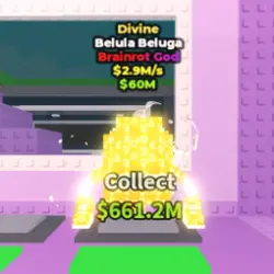 Divine Beluga Beluga 2.9 M s (Brainrot God персонаж) — Roblox, лот №226837