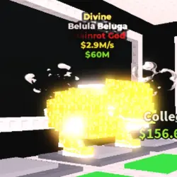 Divine Belula Beluga 2.9 M s (Brainrot God персонаж) — Roblox, лот №226838