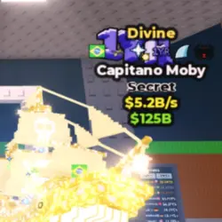 Divine Capitano Moby 5.2B s (Секретный персонаж) — Roblox, лот №226927