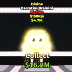 Divine Carrotini Brainini 150 K s (Мифический персонаж) — Roblox, лот №226928