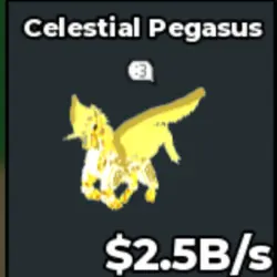 Divine Celestial Pegasus $2,5B s 1 Traits (Секретный персон… — Roblox, лот №226813
