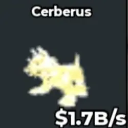 Divine Cerberus 1,7B s #alm (Секретный персонаж) — Roblox, лот №226829