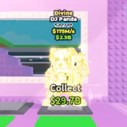 Divine DJ Panda 175 M s (Секретный персонаж) — Roblox, лот №226893