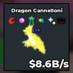 Divine Dragon Cannelloni 8.6B s 1YR Trait zidan (Секретный … — Roblox, лот №226936