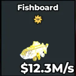 Divine Fishboard 12.3 M s (Секретный персонаж) — Roblox, лот №226991
