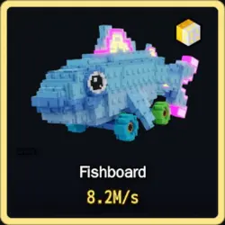 Divine Fishboard 8.2M s (Секретный персонаж) — Roblox, лот №226993