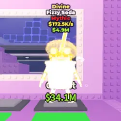 Divine Fizzy Soda 172.5 K s (Мифический персонаж) — Roblox, лот №226997