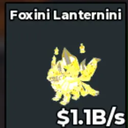 Divine Foxini Lanternini 1.1B s bas2 (Секретный персонаж) — Roblox, лот №227003