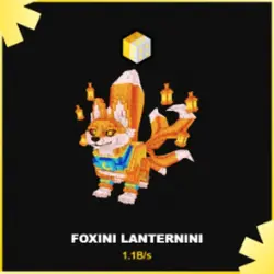 Divine Foxini Lanternini 1.1B s (Секретный персонаж) — Roblox, лот №227005