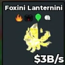 Divine Foxini Lanternini 3B s Baloon Green Trait Ahyar (Сек… — Roblox, лот №227017