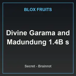 Divine Garama and Madundung 1.4B s (Секретный персонаж) — Roblox, лот №227023