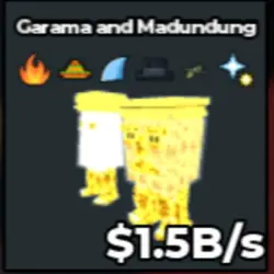 Divine Garama and Madundung 1.5B s DR03 (Секретный персонаж) — Roblox, лот №227025