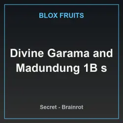 Divine Garama and Madundung 1B s (Секретный персонаж) — Roblox, лот №227030