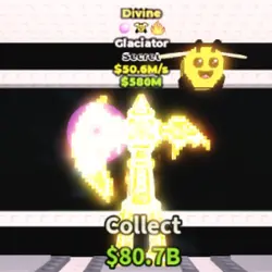 Divine Glaciator 50.6 M s (Секретный персонаж) — Roblox, лот №227052